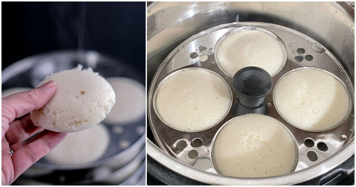 Easy Method to scoop out idli
