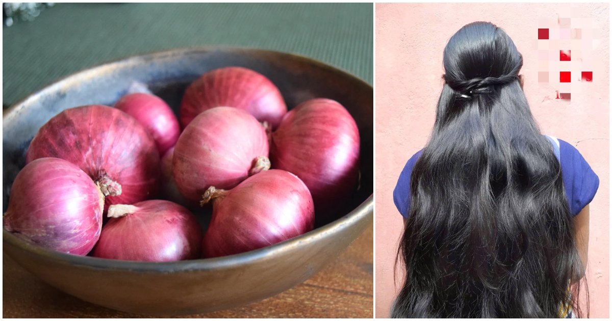 Onion Hair dye for white hair
