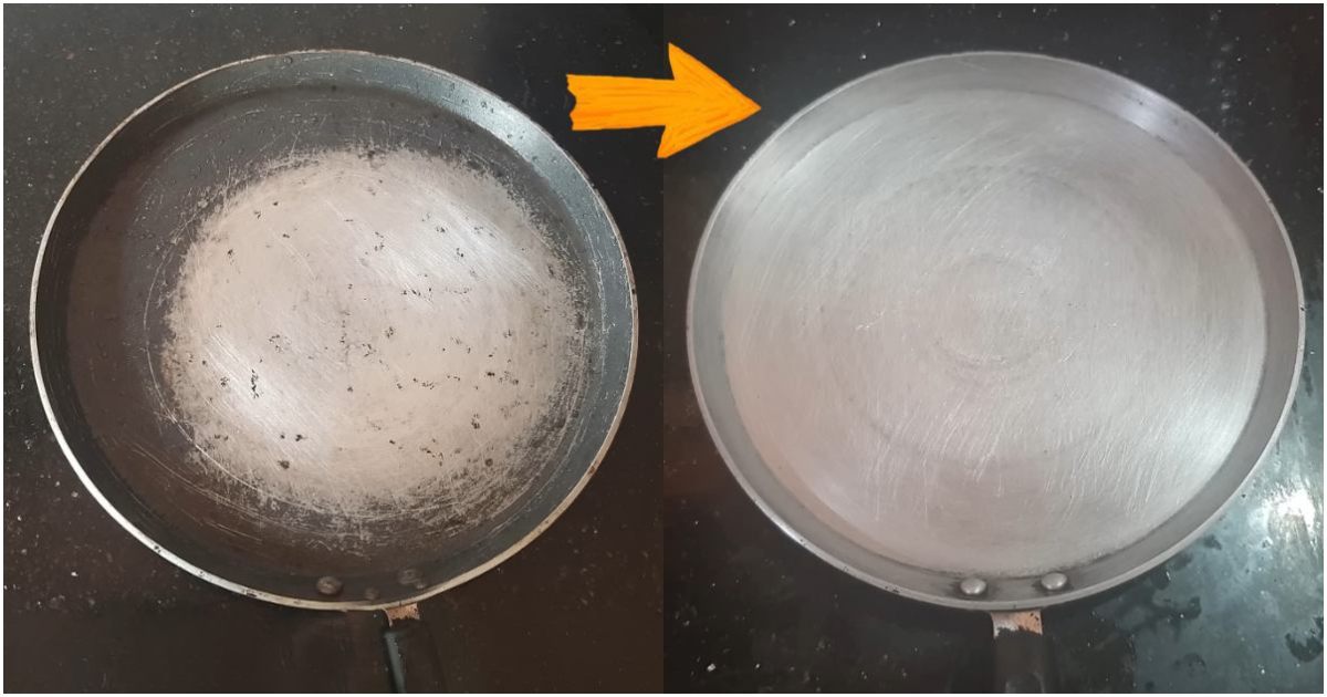 Easy nonstick pan reusing technique