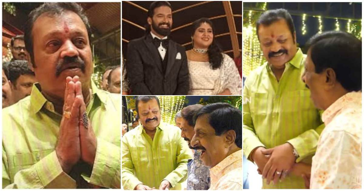 Sreenivasan at Suresh Gopi's daughter marriage