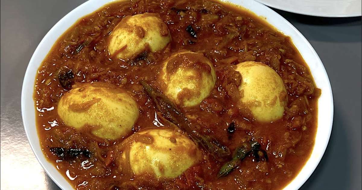 Restaurant Style Egg Curry Recipe
