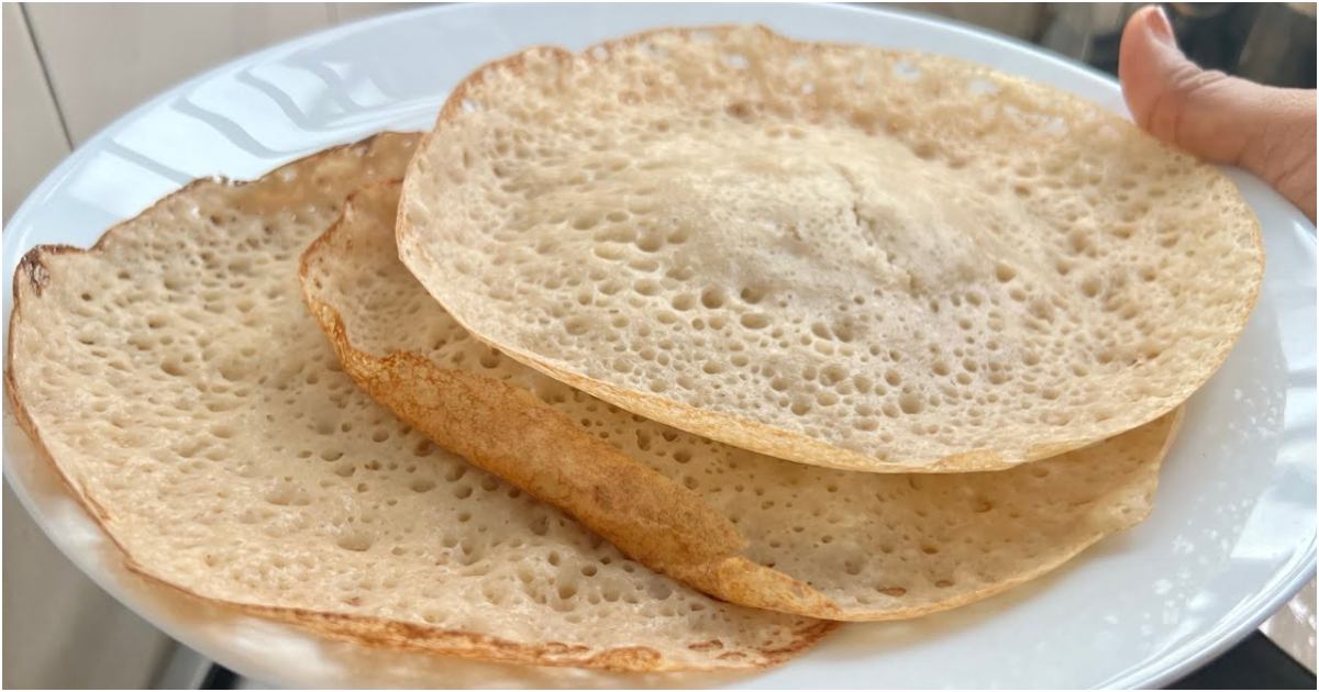 Soft Wheat flour Appam Recipe