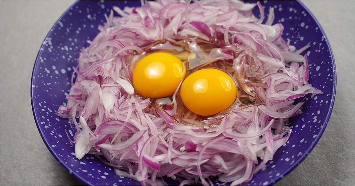 Egg Onion snack Recipe