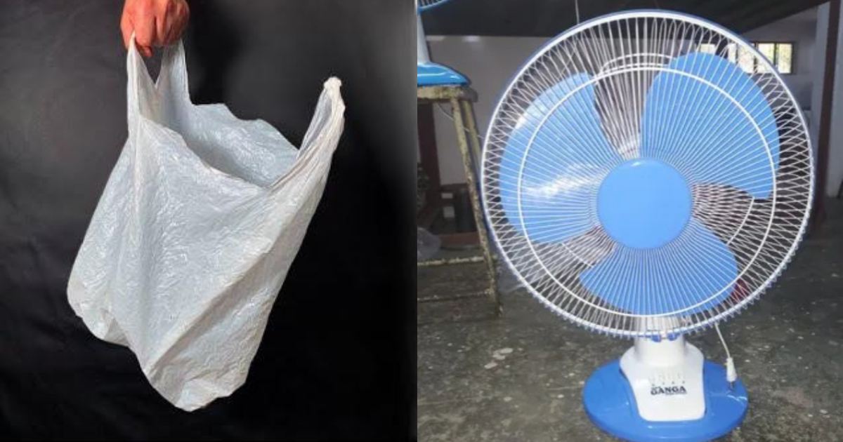Tip to clean fan using plastic cover