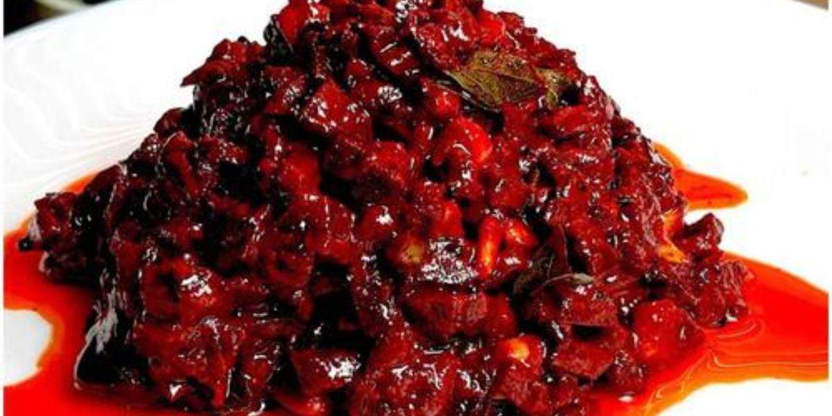 Kerala Style Beetroot Pickle recipe