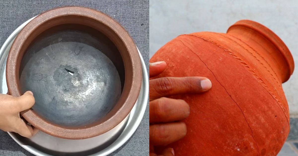 How to repair mud pot easily