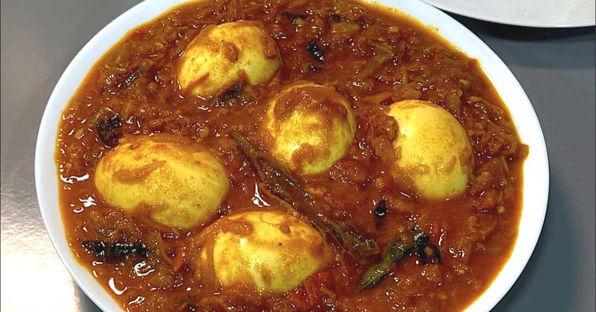 Kerala Style Egg Curry Recipe