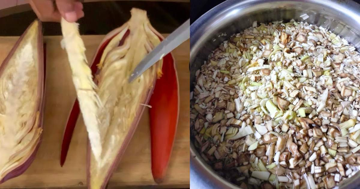 Easy Banana flower cleaning tips