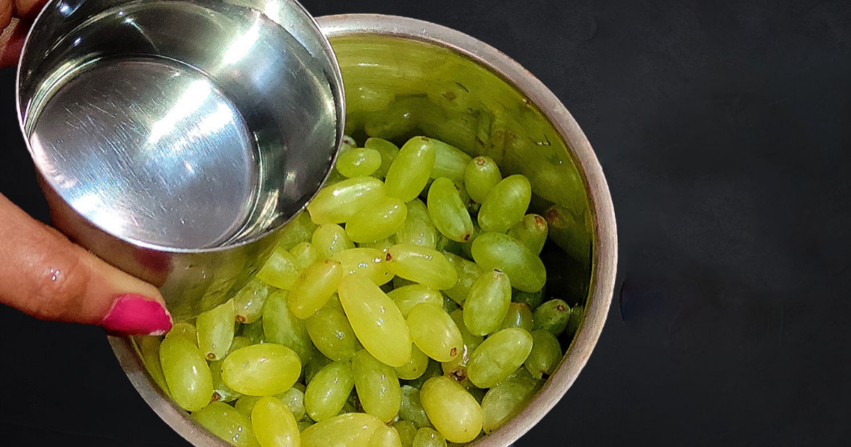 Green Grapes Sweet Halwa