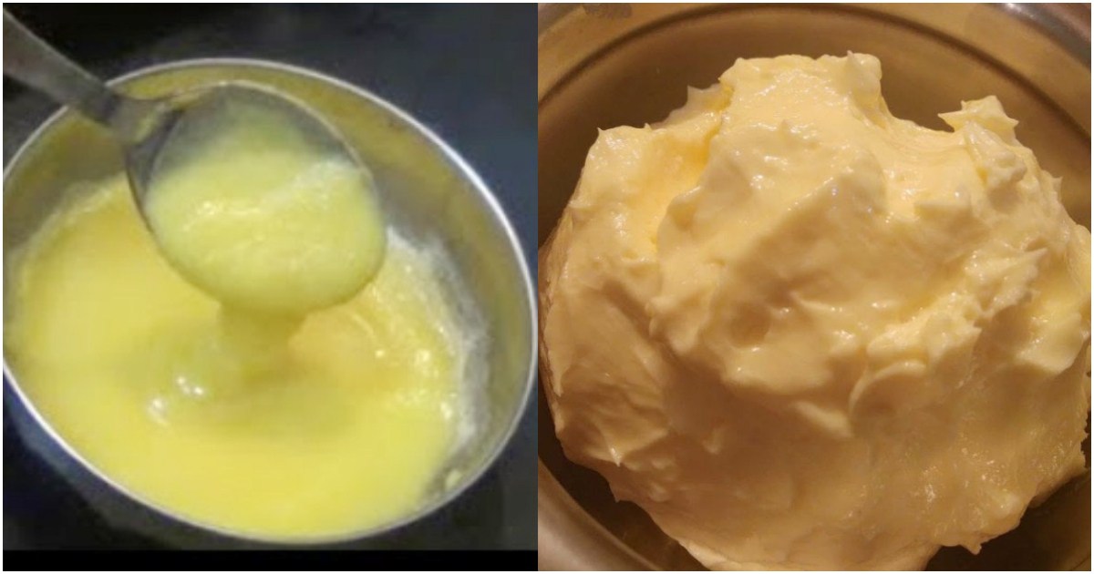 Homemade Butter & Ghee from Milk