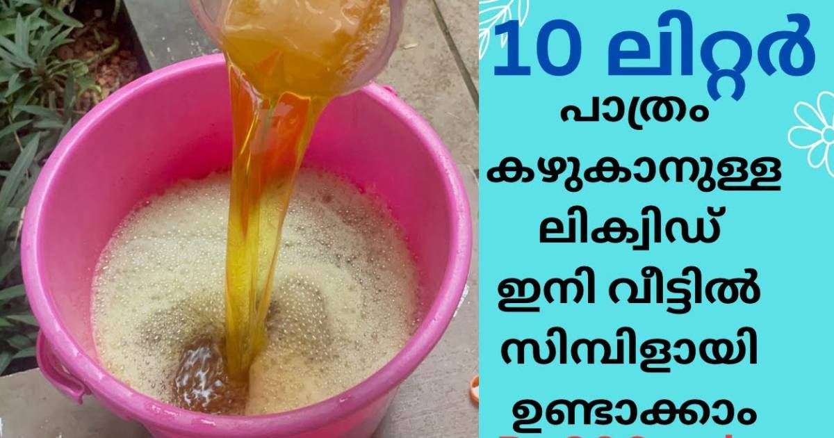 Homemade dishwash liquid making