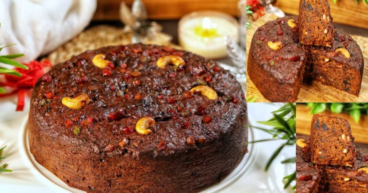 Moist Fruit Cake Plum Cake Recipe