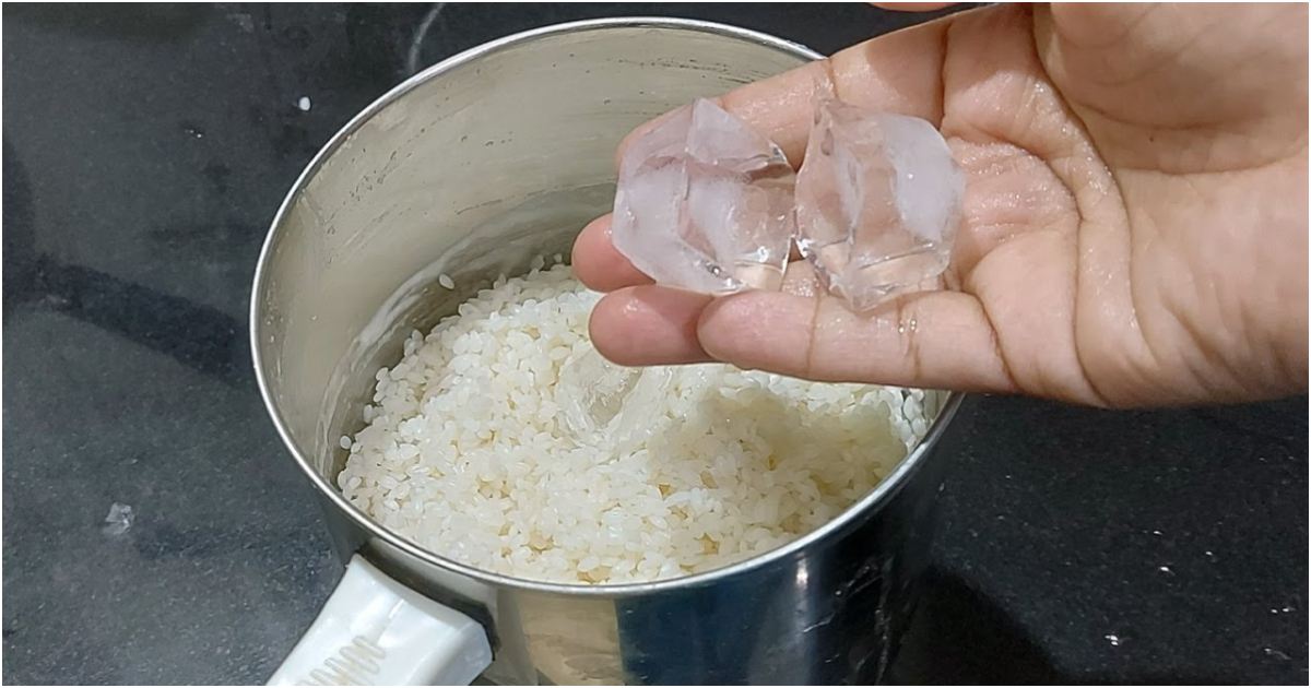 Soft Idli batter making using Ice cube