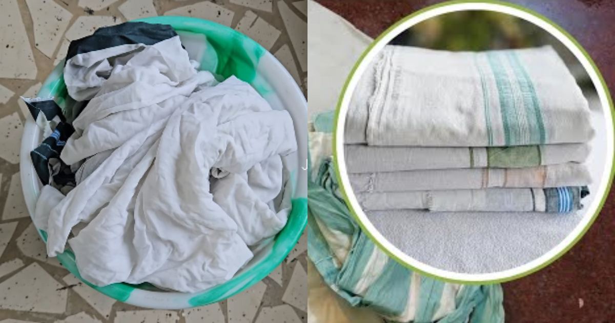 White Clothes Washing Method