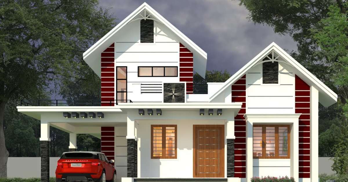 18 lakh budget two floor house
