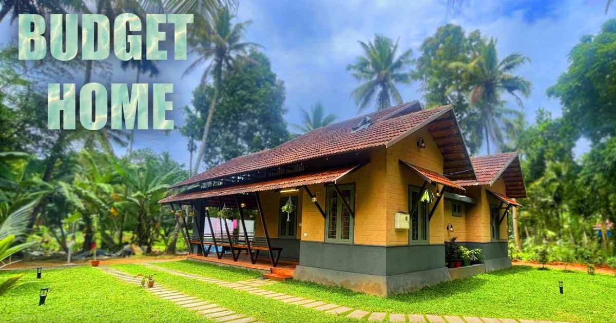 19 lakhs budget 1100 Sqft Home design