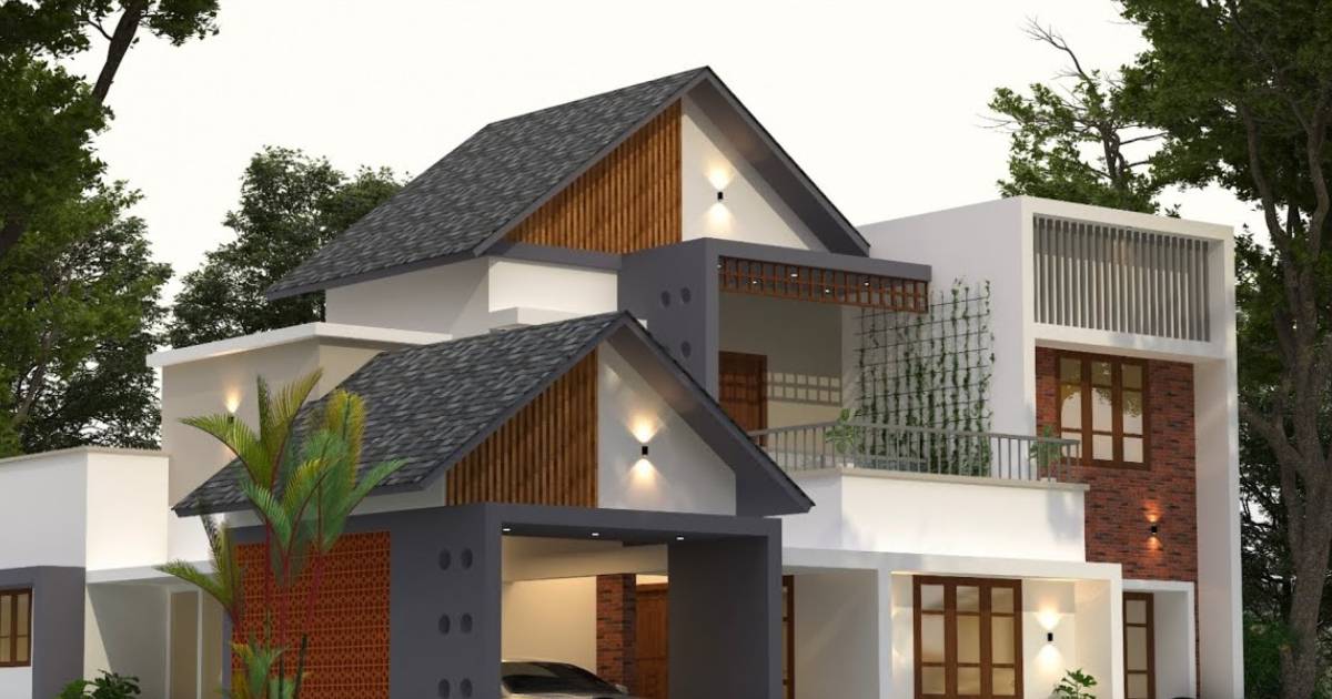 3 Bedroom House Plan with 3D Elevation