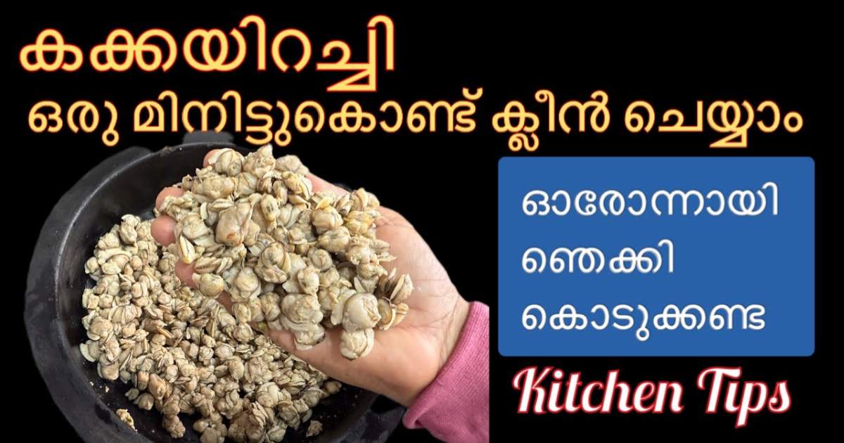 Clam Meat Easy Cleaning tip