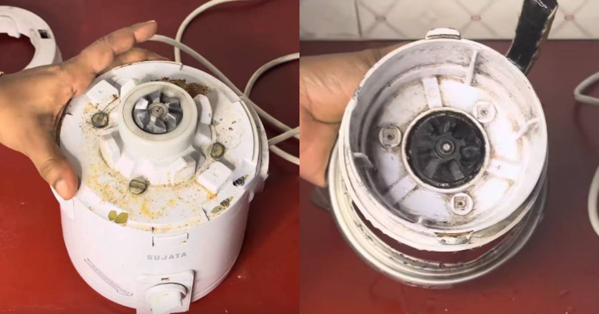 Cleaning tips of mixie
