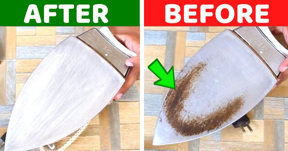 How to clean iron box