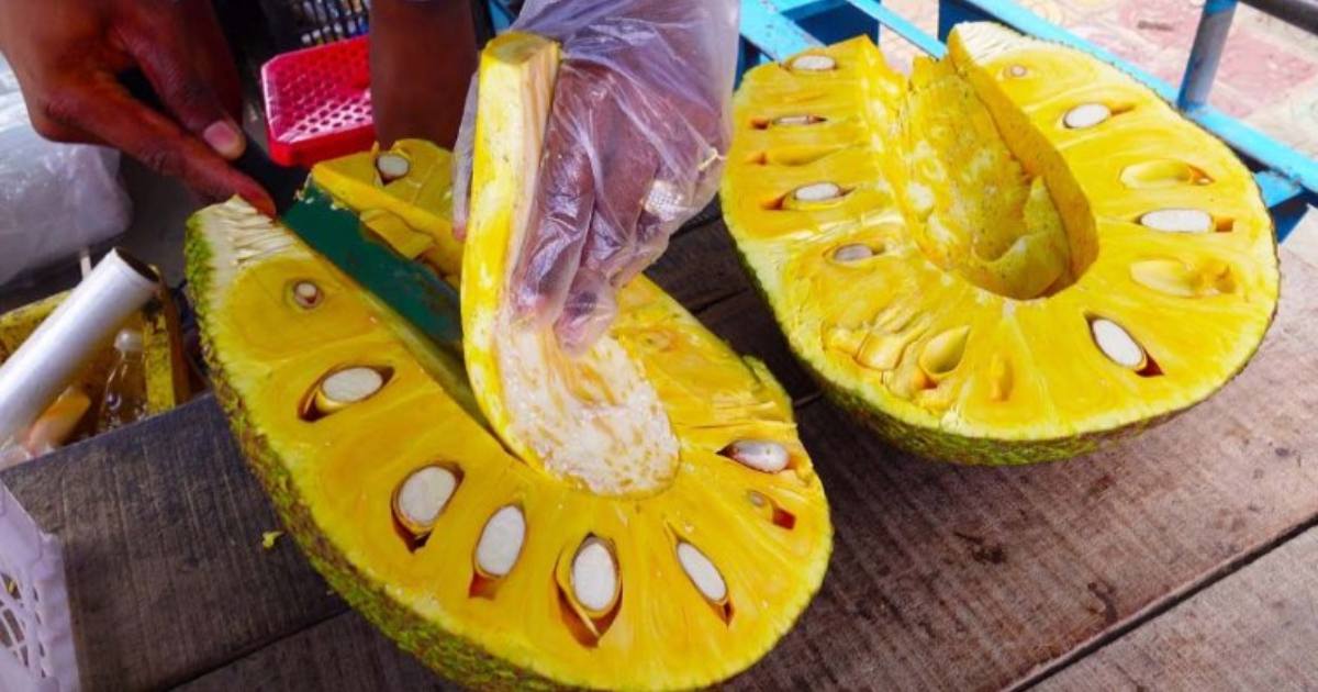 Jackfruit Cutting easy trick
