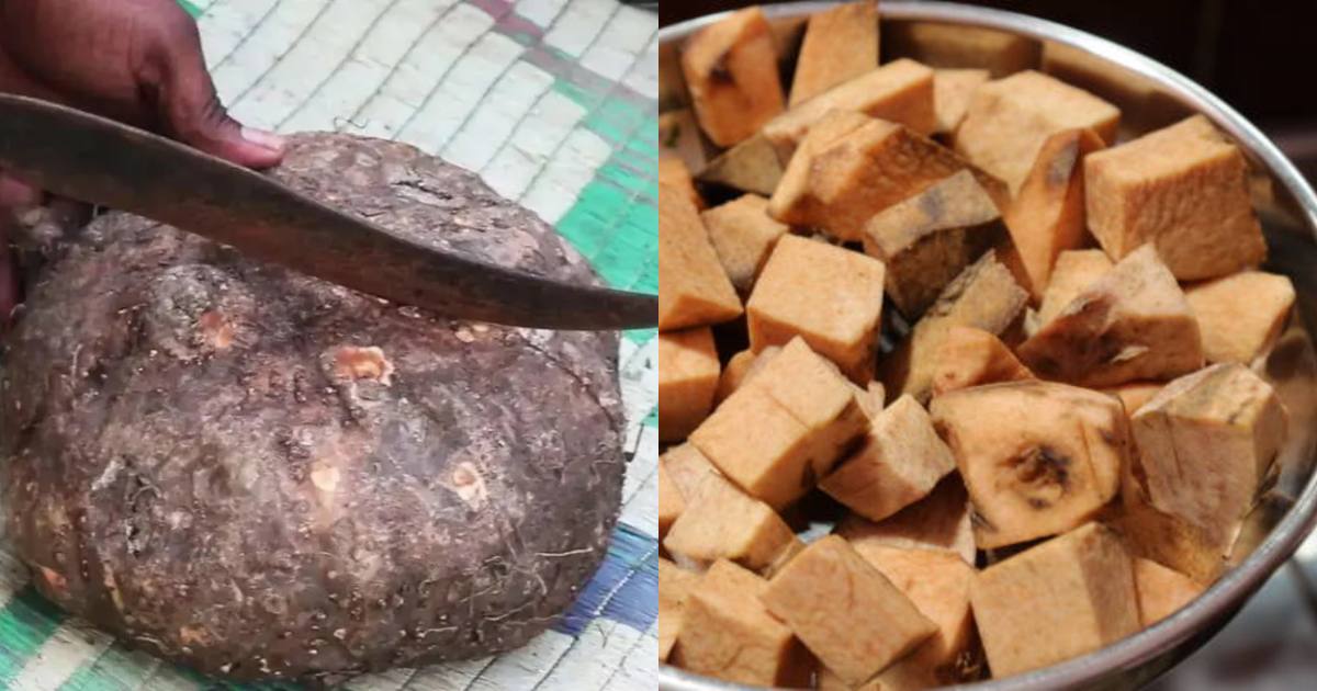 Yam peeling Tips