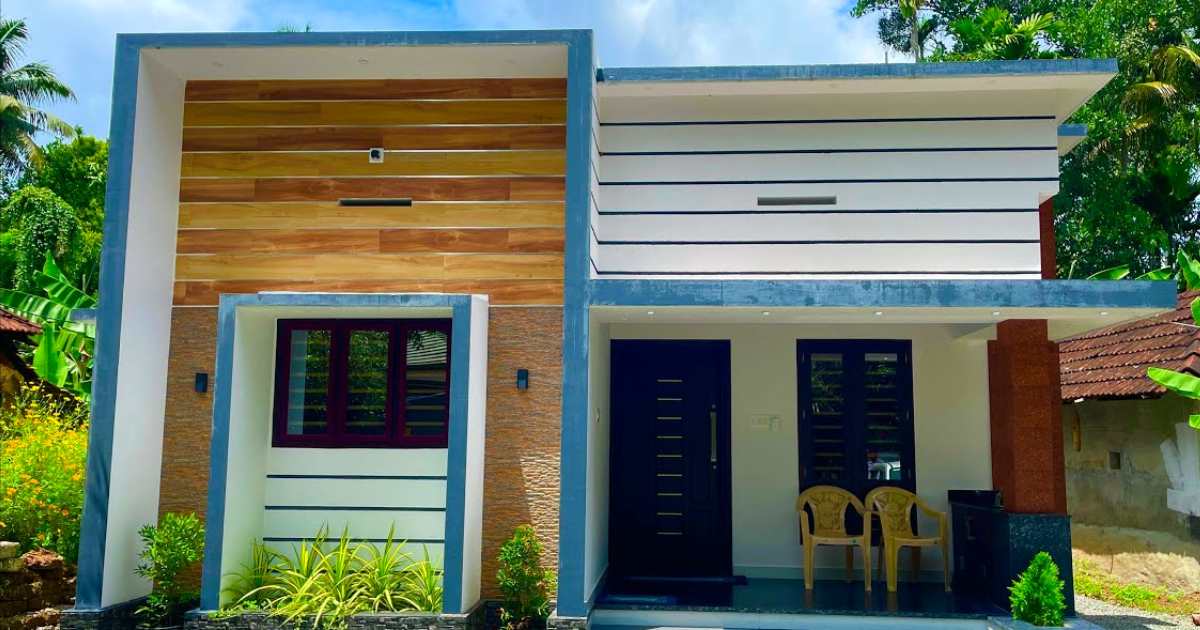 12 lakhs low budget 688 sqft home design