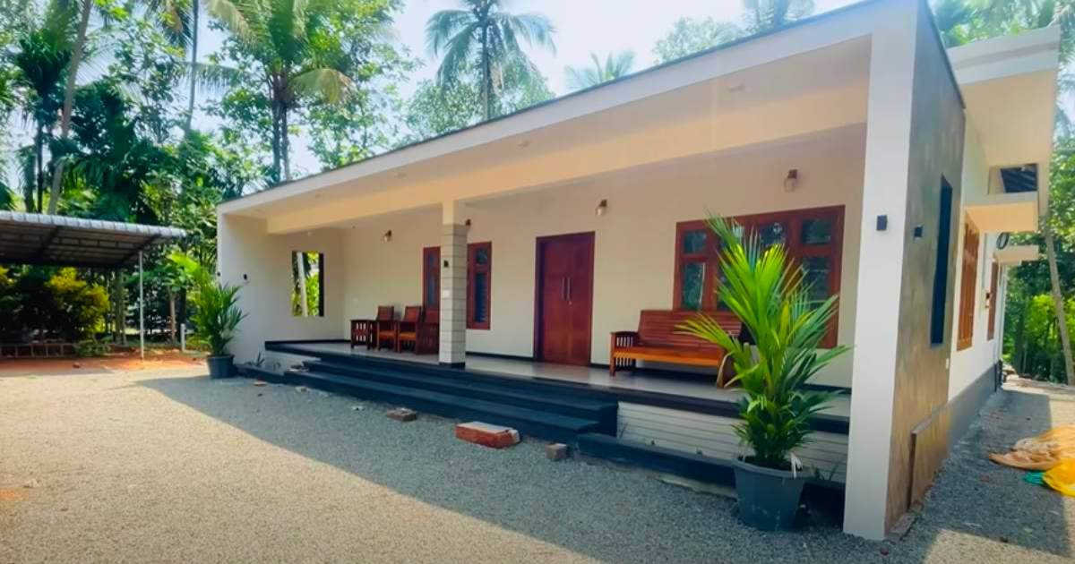 1450 sqft Single Storied Ultra-Modern House