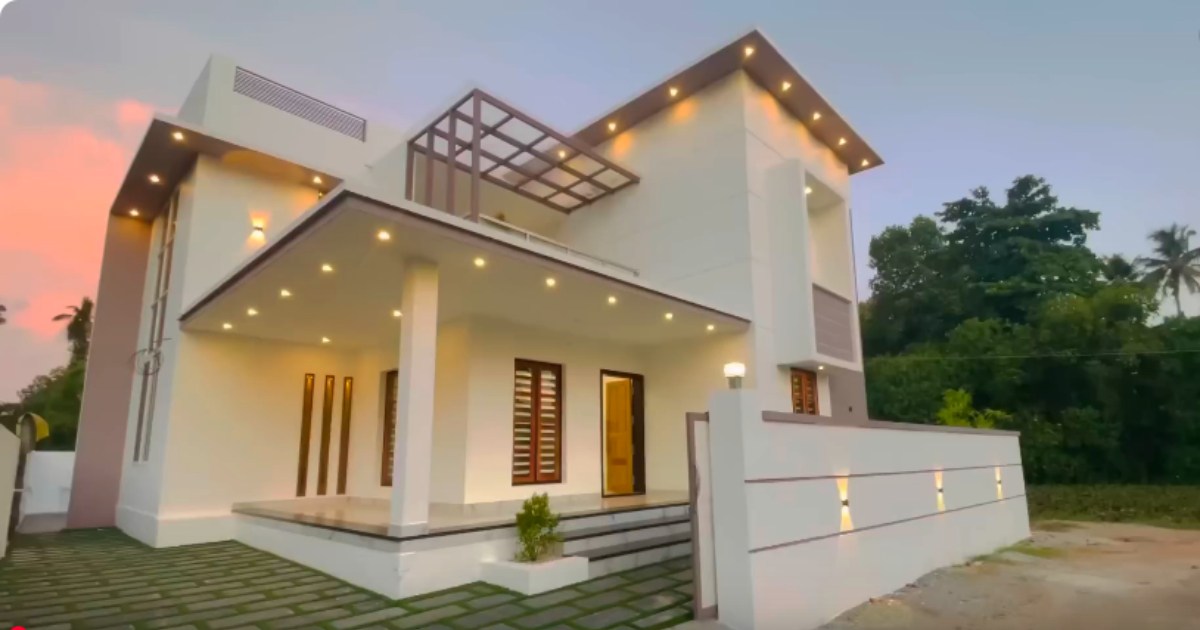 2350 sqft simple and Elegant Home