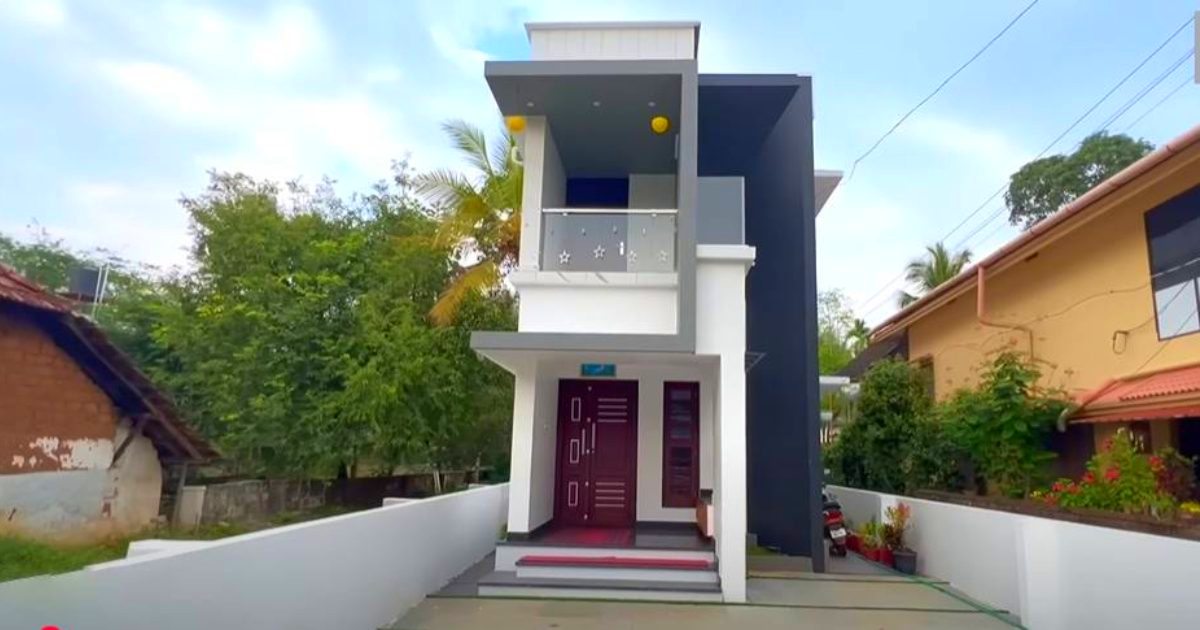 6 Meter Small plot 1550 Sqft home