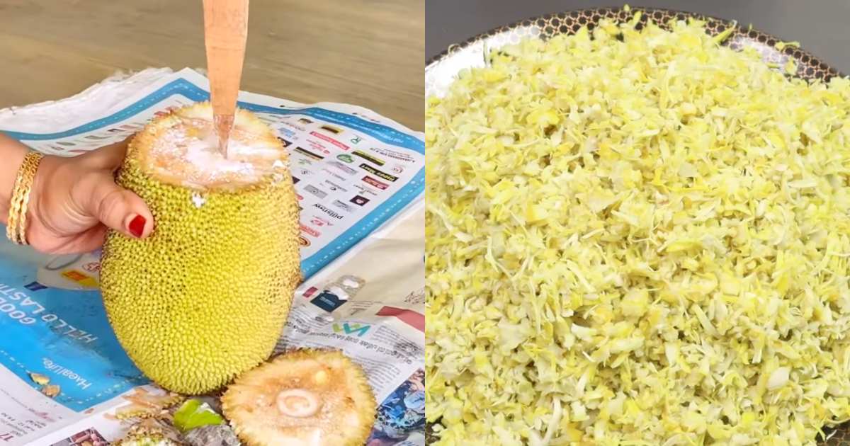 Tender jackfruit easy cutting