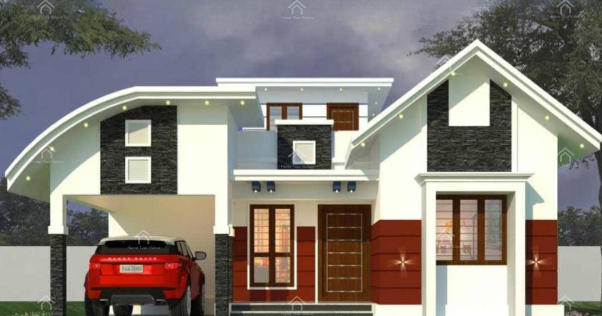 1100 sqft Low-cost House Plan