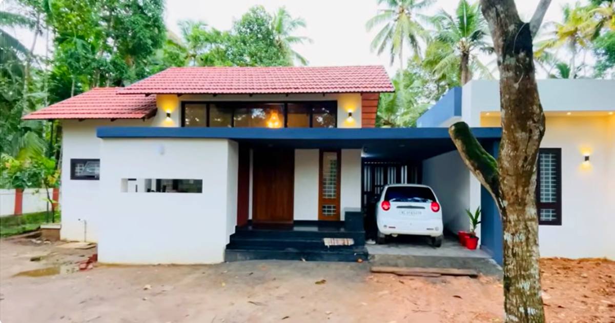 1500 sqft Budget friendly single storied home