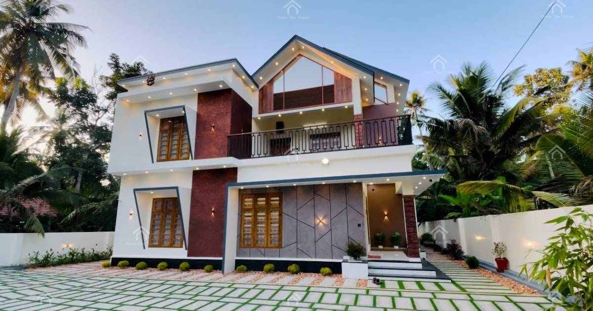 2400 Sqft Simple Home in 14 Cent