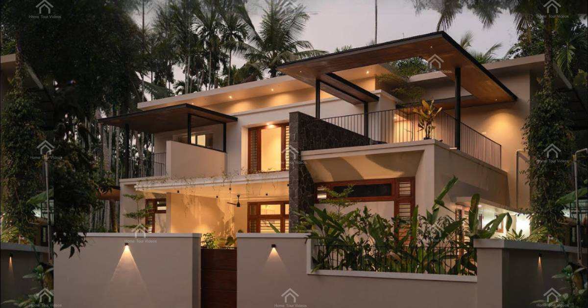 2700 Sqft 9 Cent Modern Home