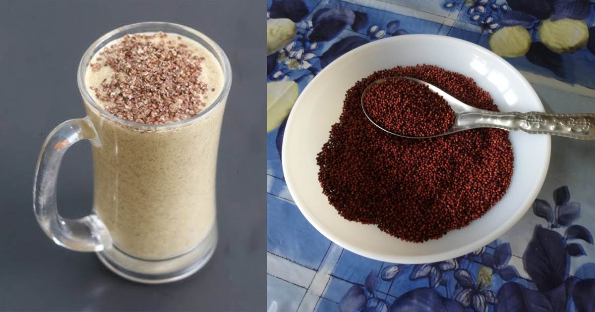 Ragi Healthy Breakfast Drink Recipe