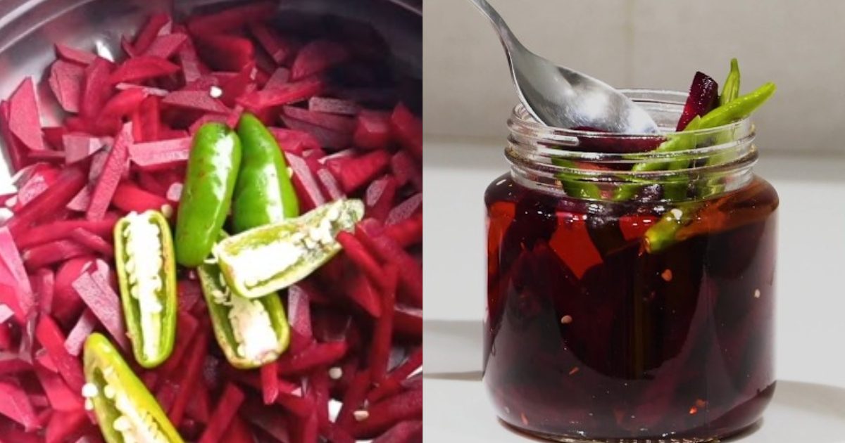 Salted Beetroot pickle Recipe