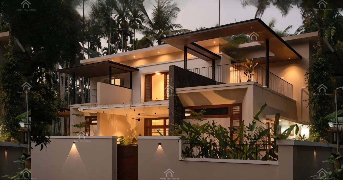 2700 Sqft 9 Cent Modern Home Design