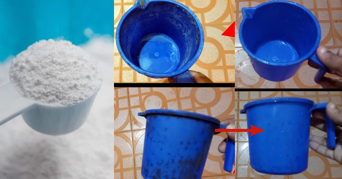 Bathroom Mug Bucket Cleaning