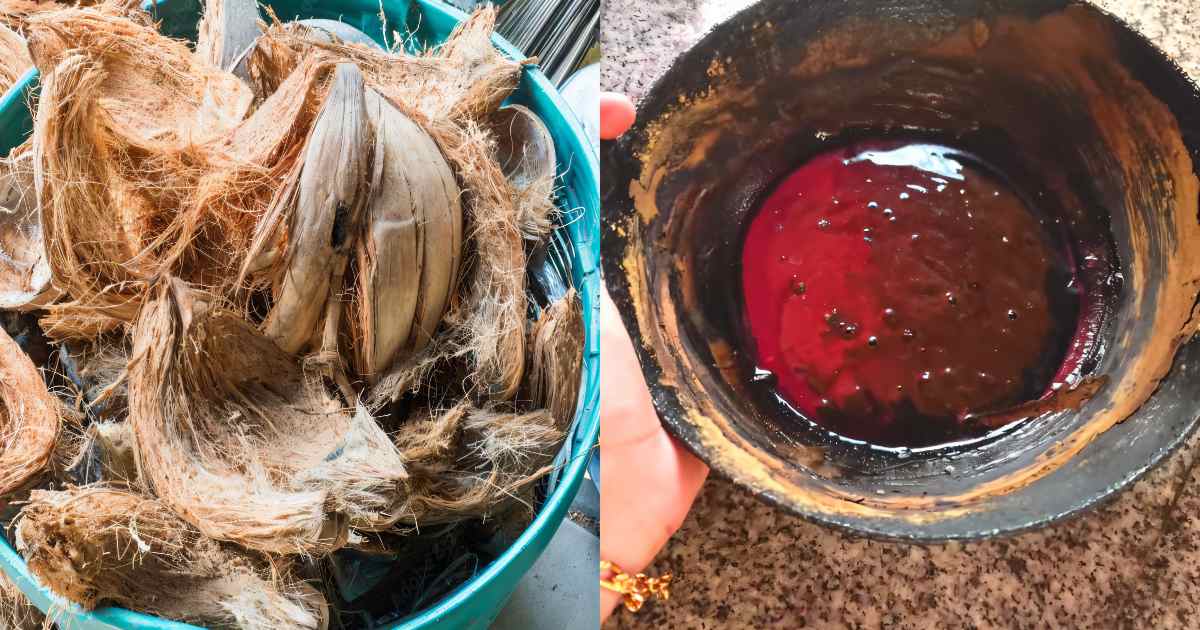 Coconut Husk Natural Hairdye
