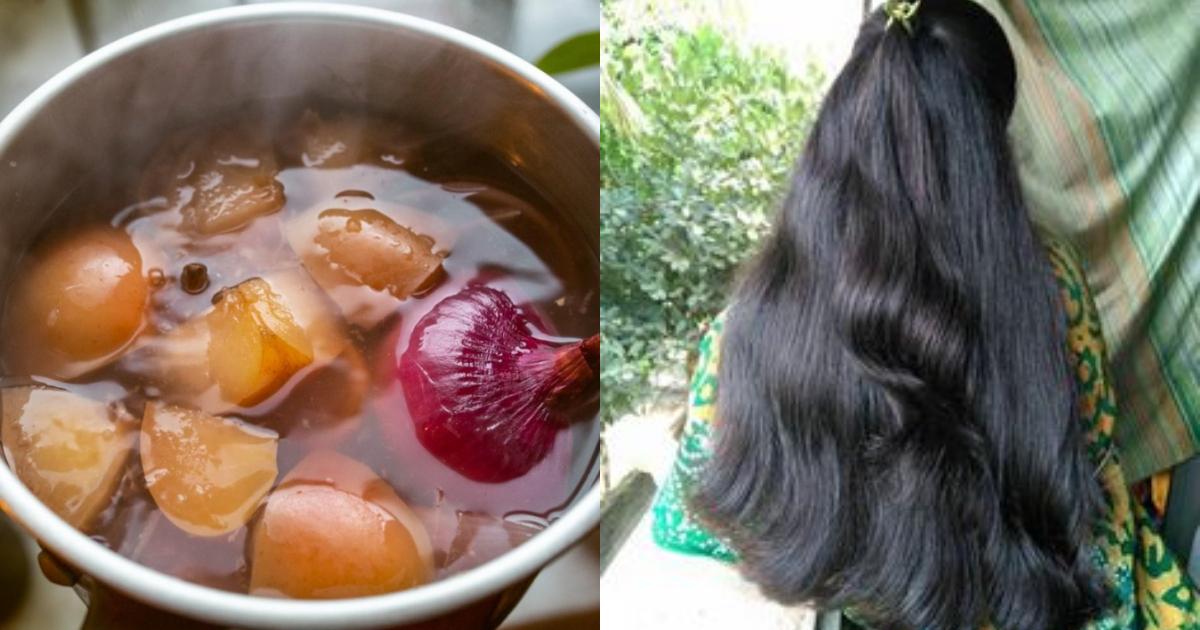 Hair Growth Remedy Using Onion tea
