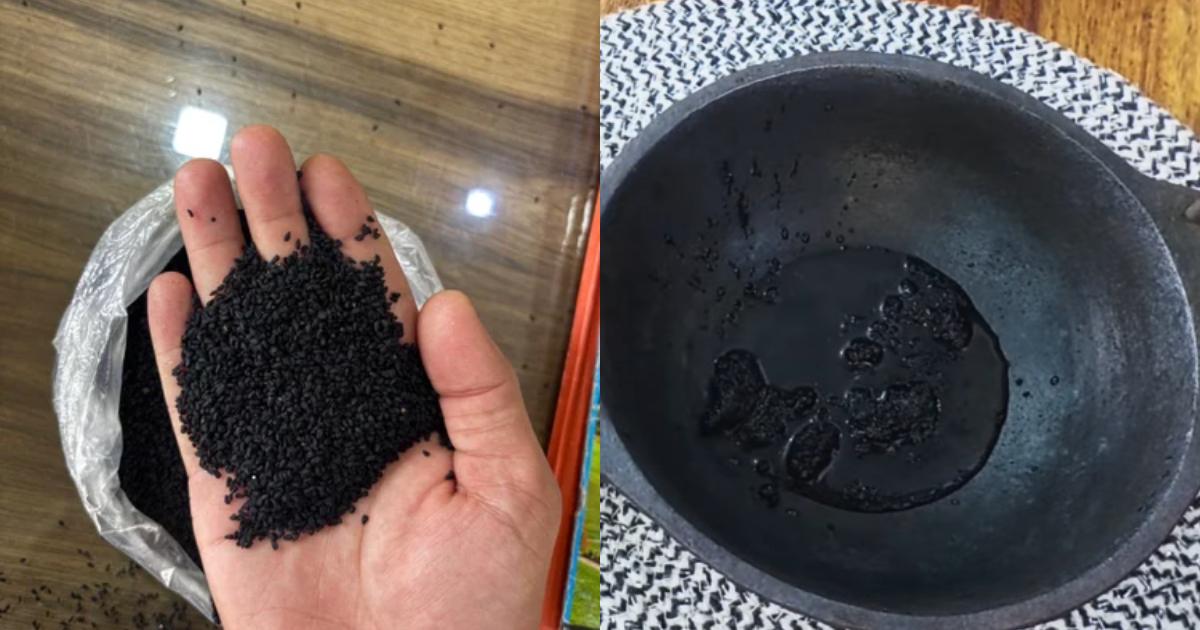Homemade karimjeerakam hair dye