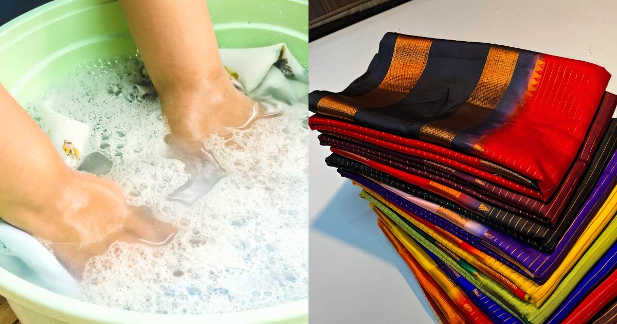 To Dry Clean Saree at home