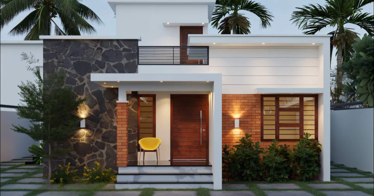 14 Lakh Kerala Modern Home