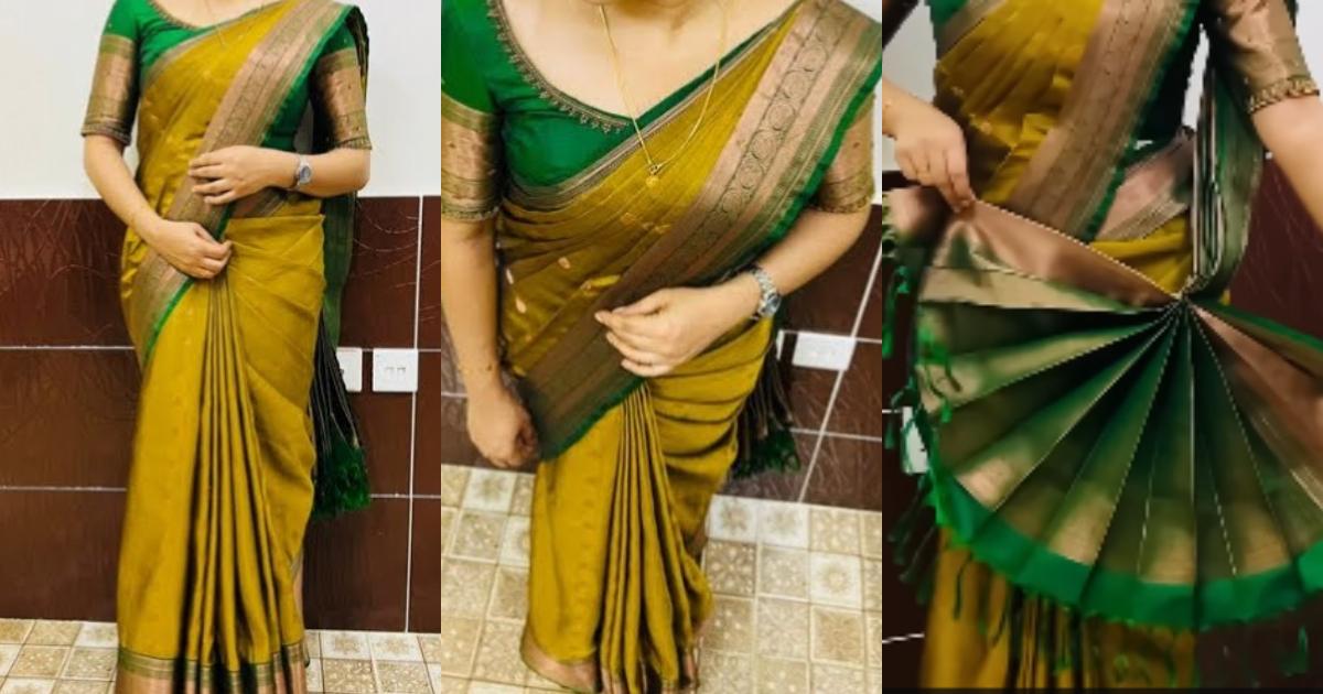 Easy Saree Draping idea For Beginners