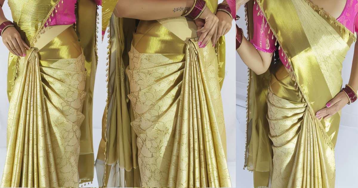 Easy saree draping trick
