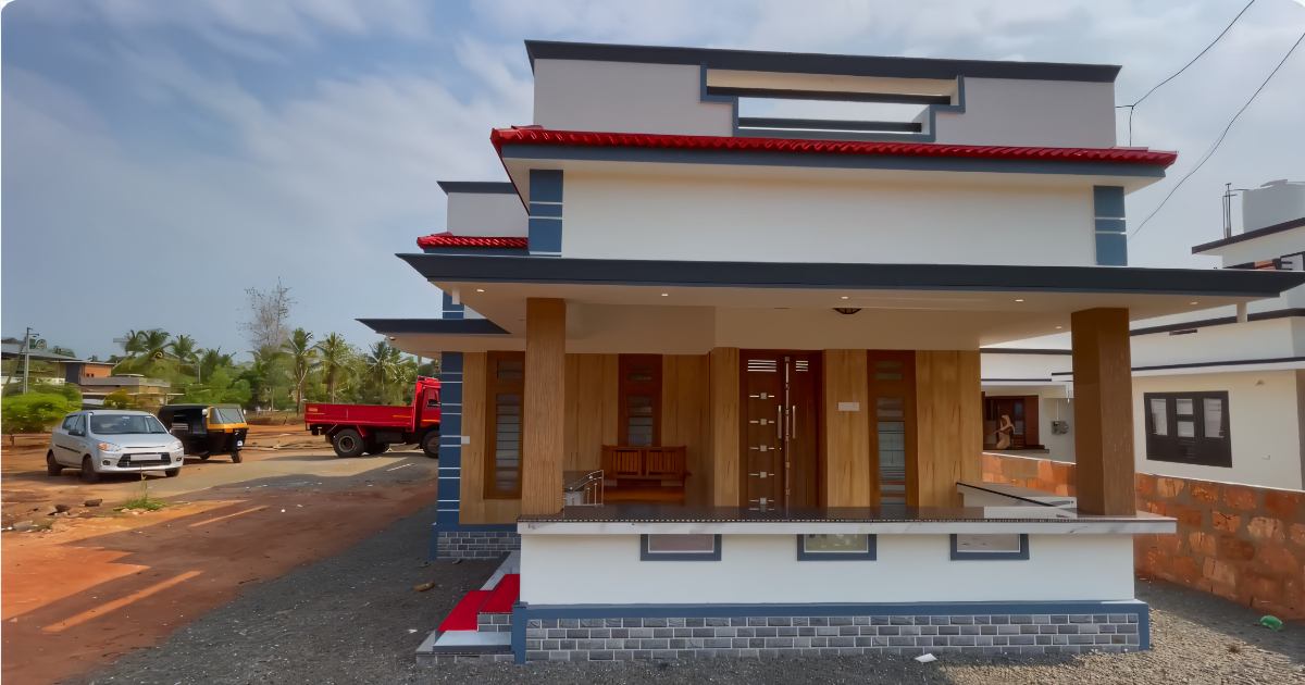 1100 Sqft Simple budget home plan