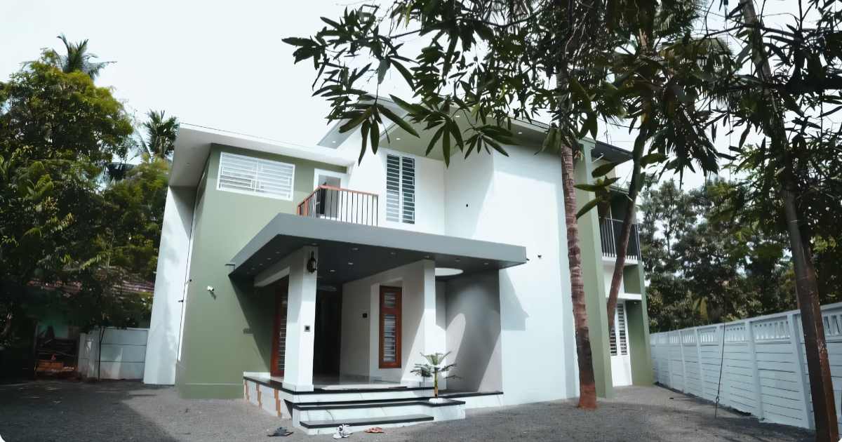 1800 sq ft 5 cent modern home