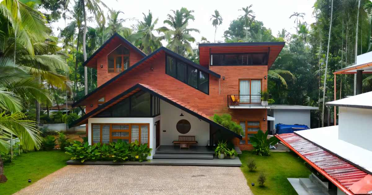 2700 Sqft A shape Modern Home