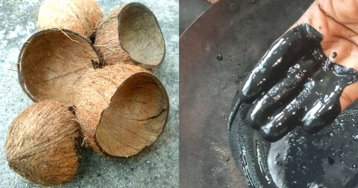 Coconut Shell Natural Hair Dye